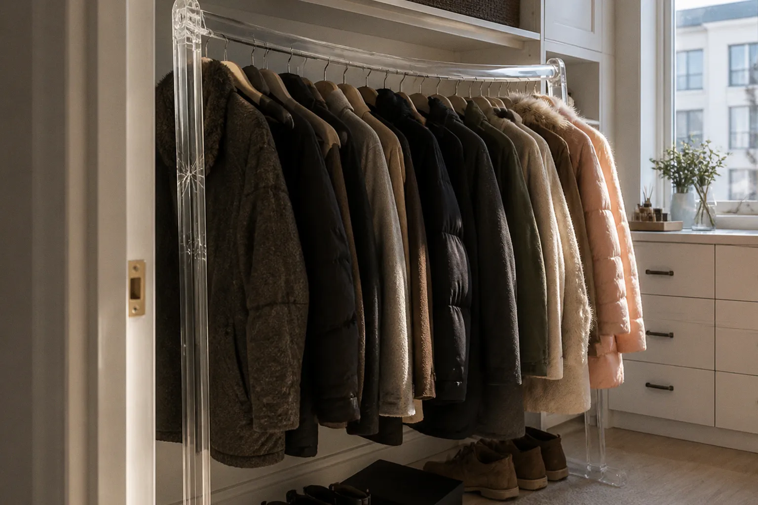 Acrylic garment racks: durability traps and weight limits