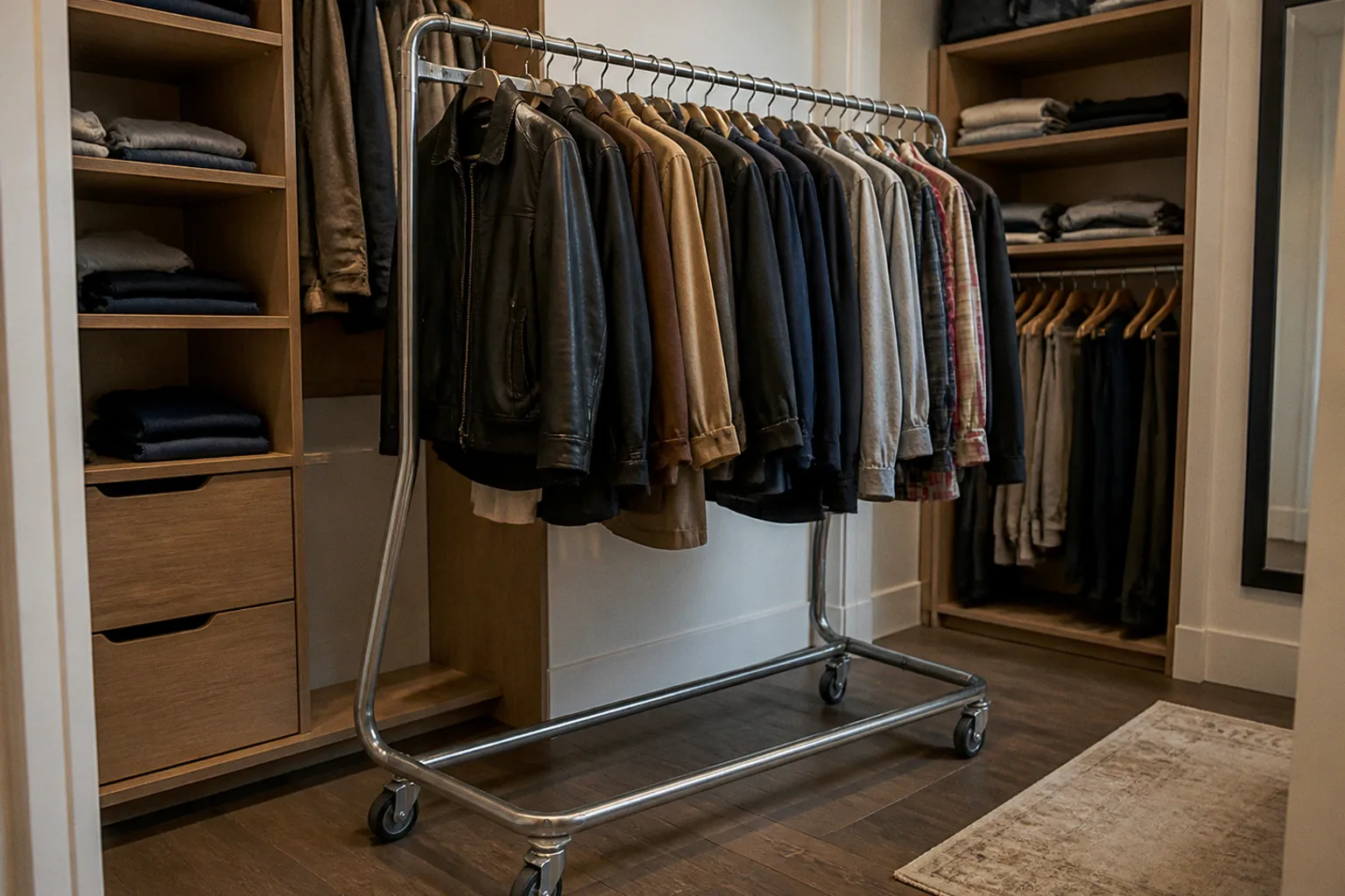 Can you use a commercial Z-rack in a home closet?