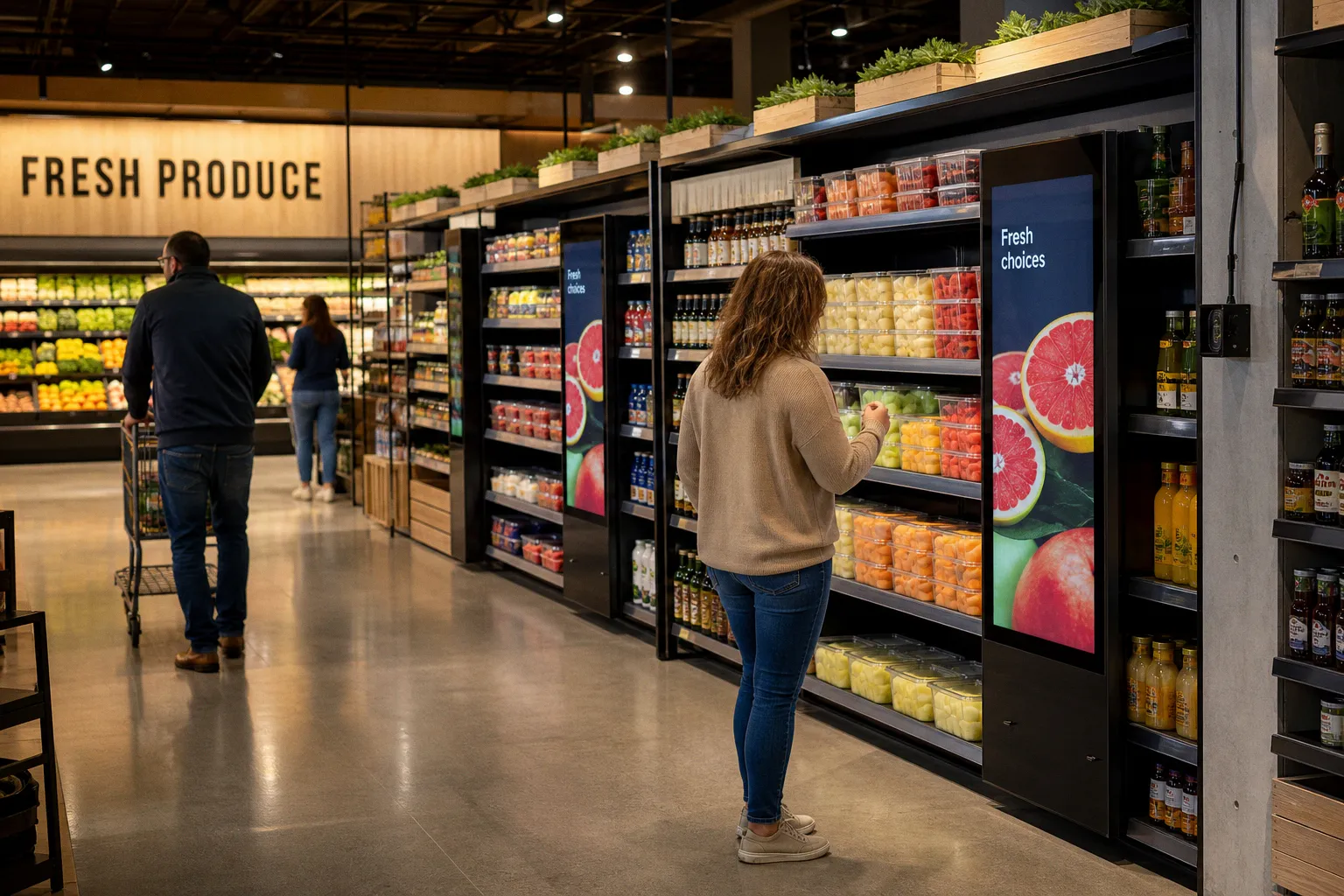 Integrating Digital Displays into Modern Supermarket Shelving Systems