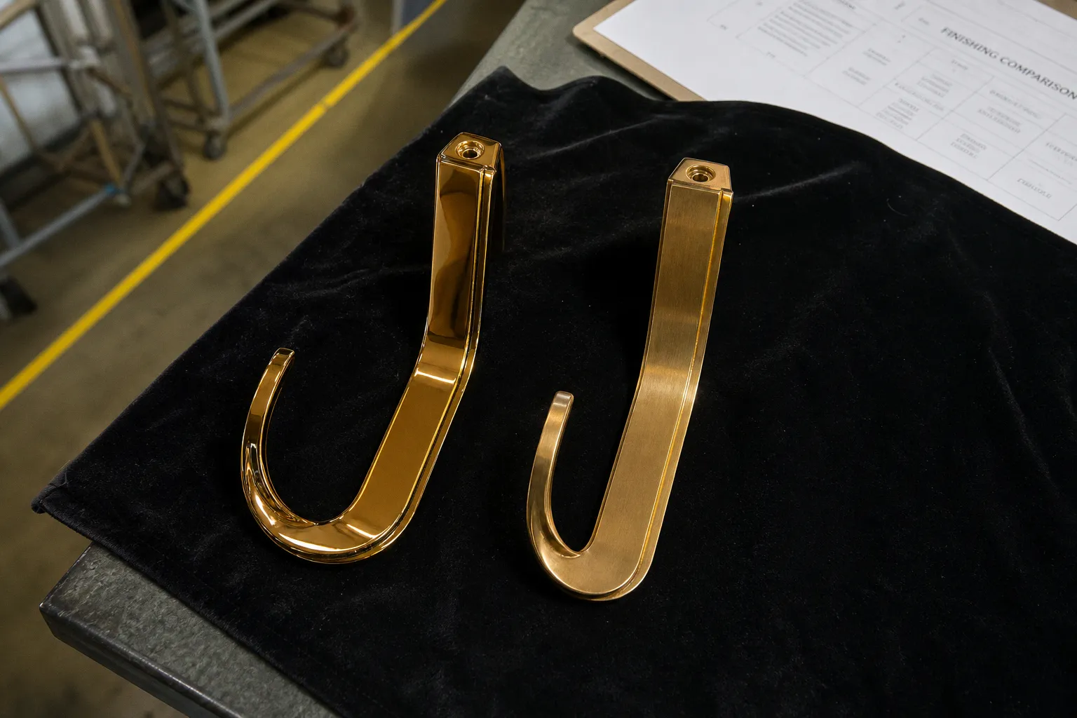 PVD gold vs electroplating for luxury garment racks